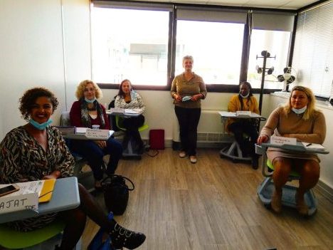 Intérimaires participants à la formation "Prise en charge de la personne âgée"