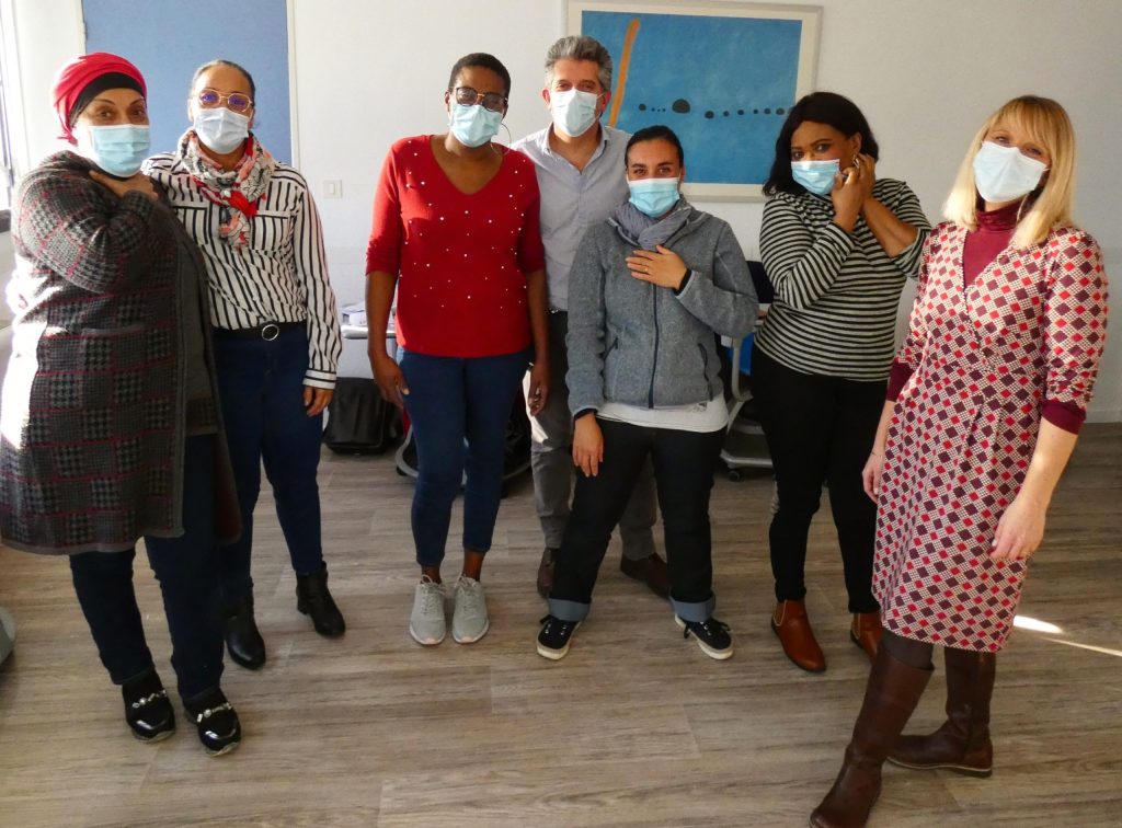 Intérimaires participants à la formation "Quelle est la place de l'Autre dans les métiers de l'humain ?"