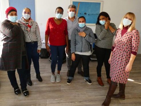 Intérimaires participants à la formation "Quelle est la place de l'Autre dans les métiers de l'humain ?"