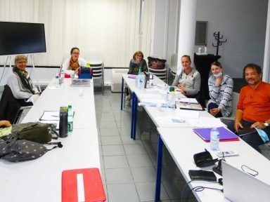 Intérimaires participants à la formation "Prise en charge de la douleur"